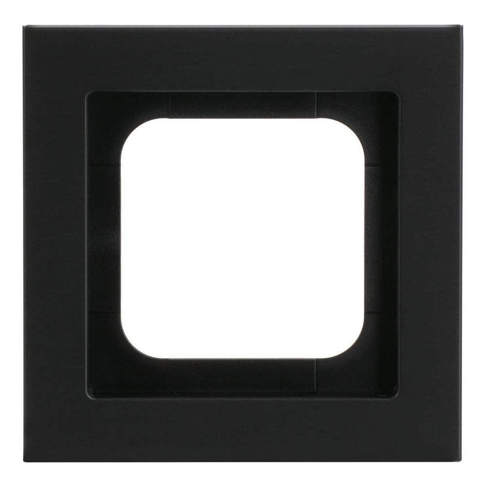 Busch Jäger Abdeckrahmen schwarz matt 1721-275 Busch-axcent Rahmen 1fach... BJ-2CKA001754A4703 4011395259115 (Abb. 1)