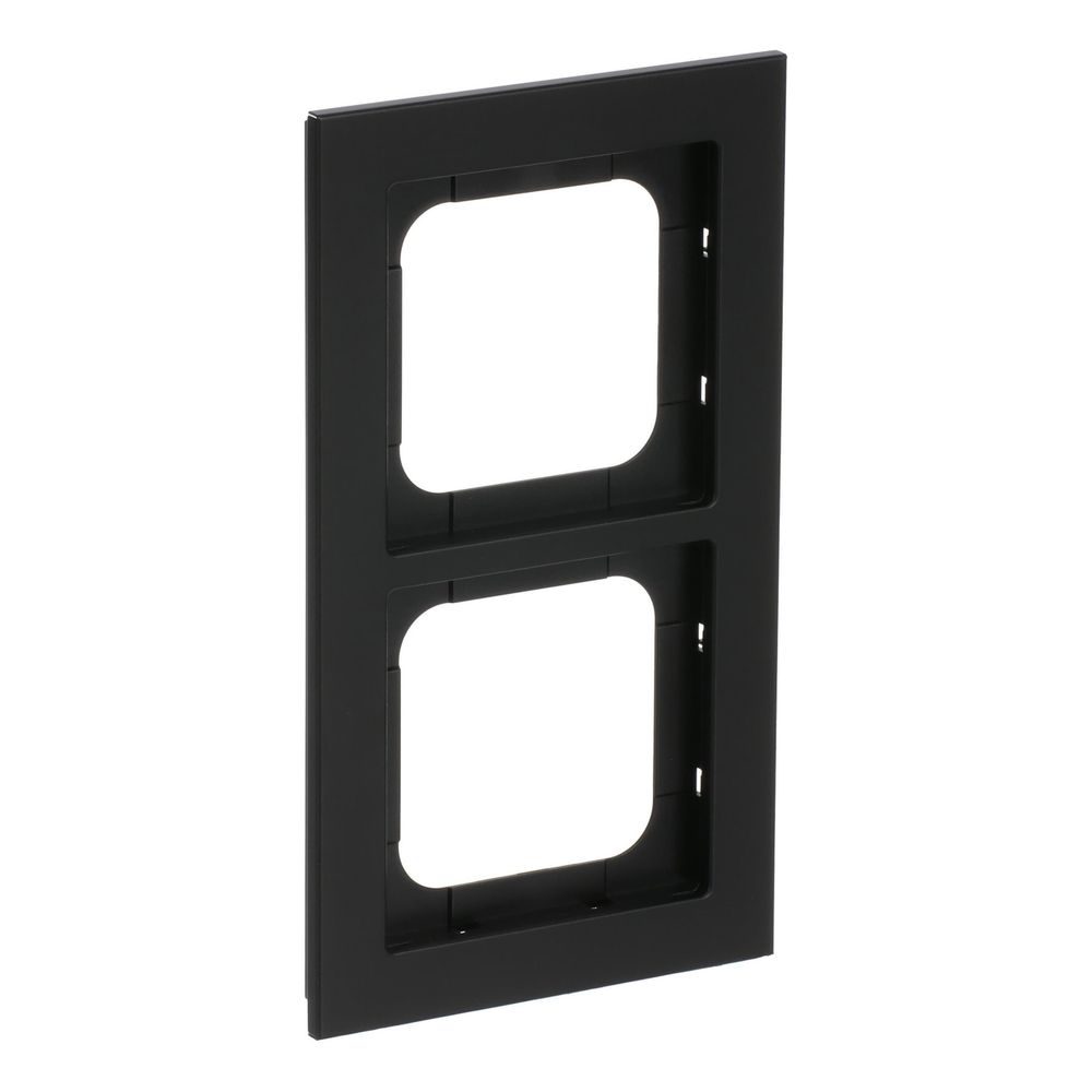 Busch Jäger Abdeckrahmen schwarz matt 1722-275 Busch-axcent Rahmen 2fach... BJ-2CKA001754A4704 4011395259122 (Abb. 3)