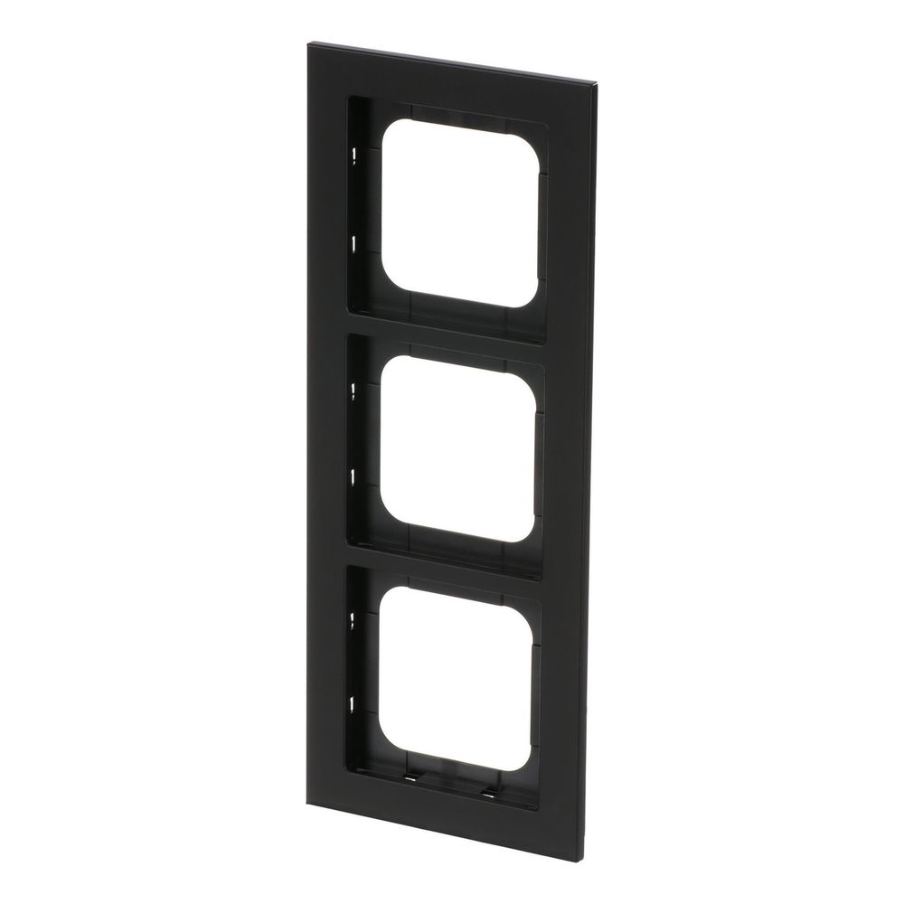Busch Jäger Abdeckrahmen schwarz matt 1723-275 3-fach Busch-axcent pur... BJ-2CKA001754A4705 4011395259139 (Abb. 2)