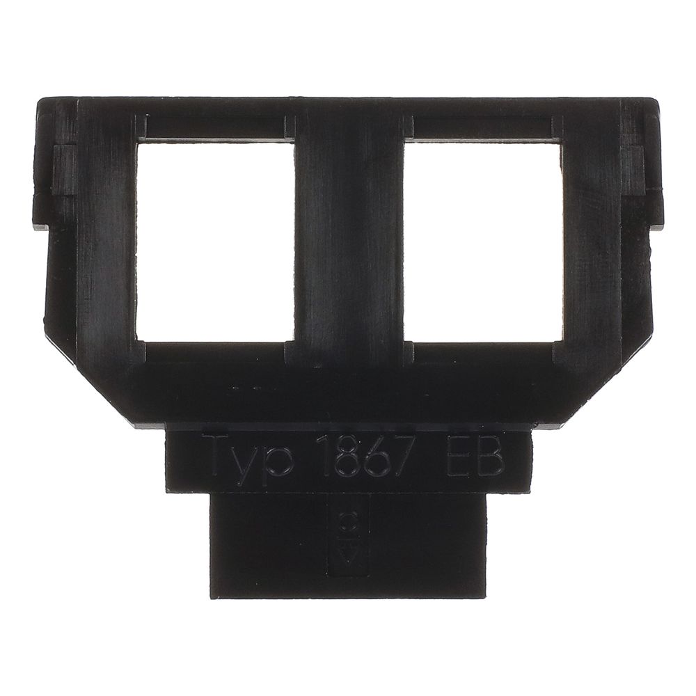 Busch Jäger Sockel für Daten-KS 1867EB 2x6- und 8polig Modular Jack anthrazit... BJ-2CKA001764A0182 4011395182802 (Abb. 1)