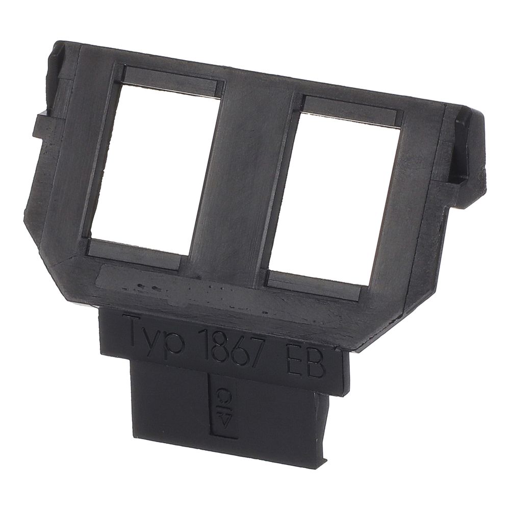 Busch Jäger Sockel für Daten-KS 1867EB 2x6- und 8polig Modular Jack anthrazit... BJ-2CKA001764A0182 4011395182802 (Abb. 2)