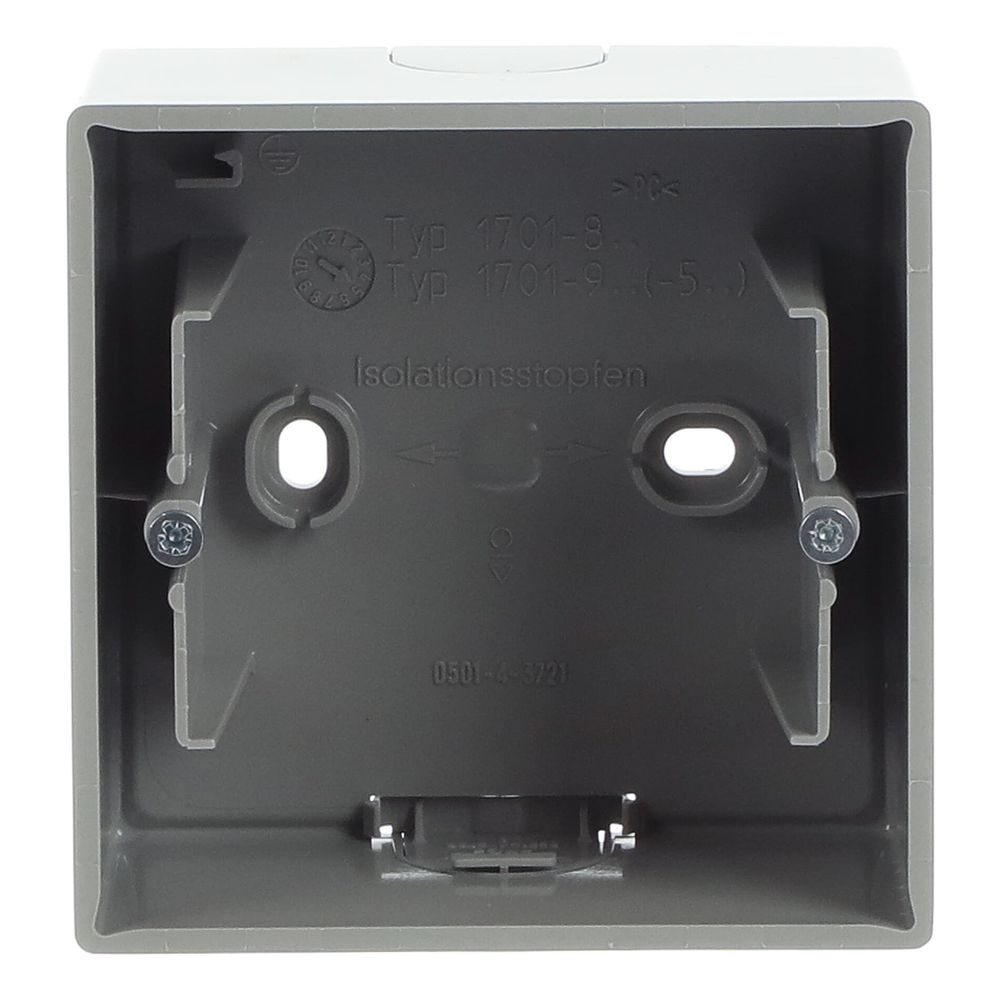 Busch Jäger future linear AP Gehäuse 1701-83 1fach alusilber... BJ-2CKA001799A0905 4011395074886 (Abb. 1)