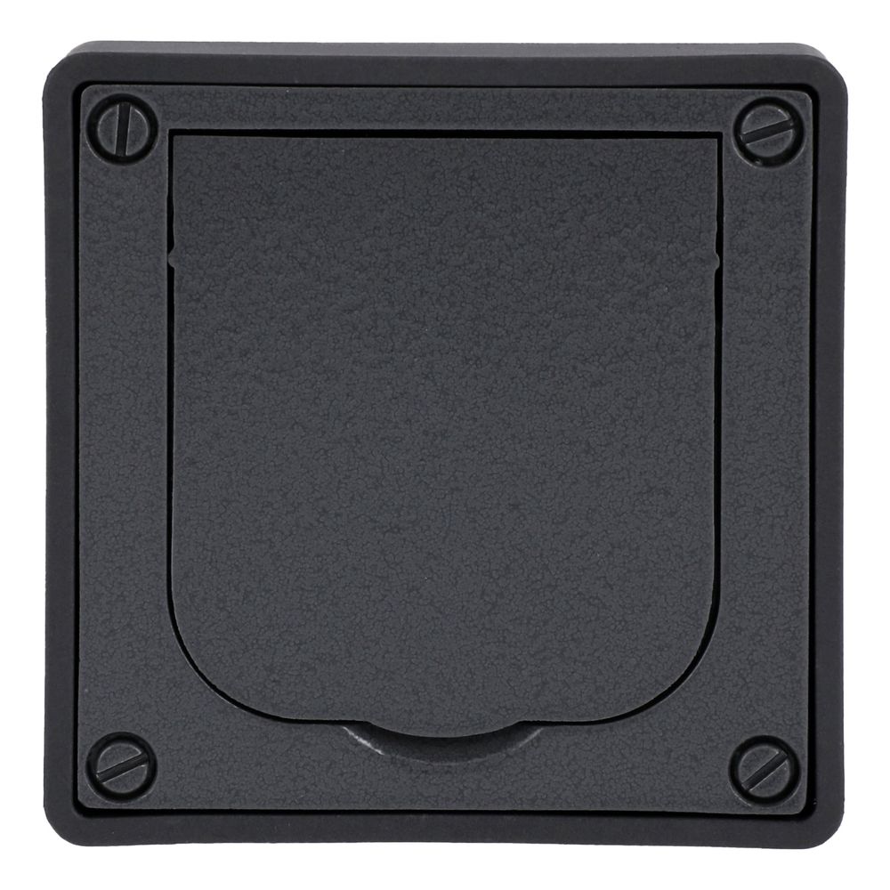 Busch Jäger Gehäuse-UP für Wandeinbau 1705 U-101 grau mit Klappdeckel... BJ-2CKA001799A0913 4011395107621 (Abb. 1)