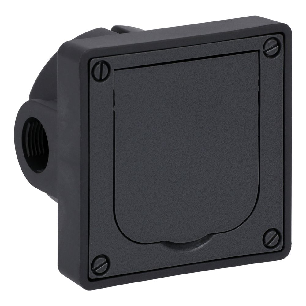 Busch Jäger Gehäuse-UP für Wandeinbau 1705 U-101 grau mit Klappdeckel... BJ-2CKA001799A0913 4011395107621 (Abb. 3)