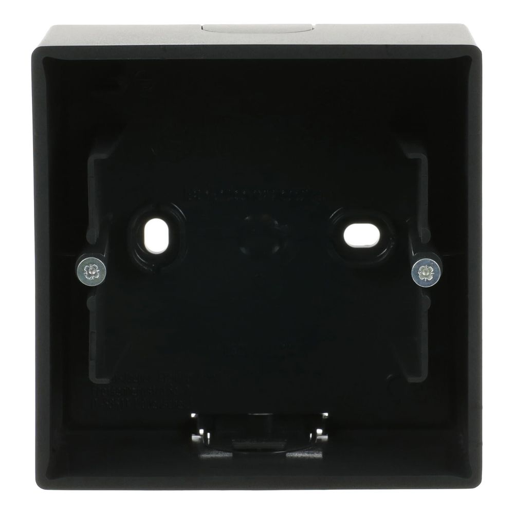 Busch Jäger AP-Gehäuse 1-fach 1701-885 schwarz matt... BJ-2CKA001799A0923 4011395126875 (Abb. 1)