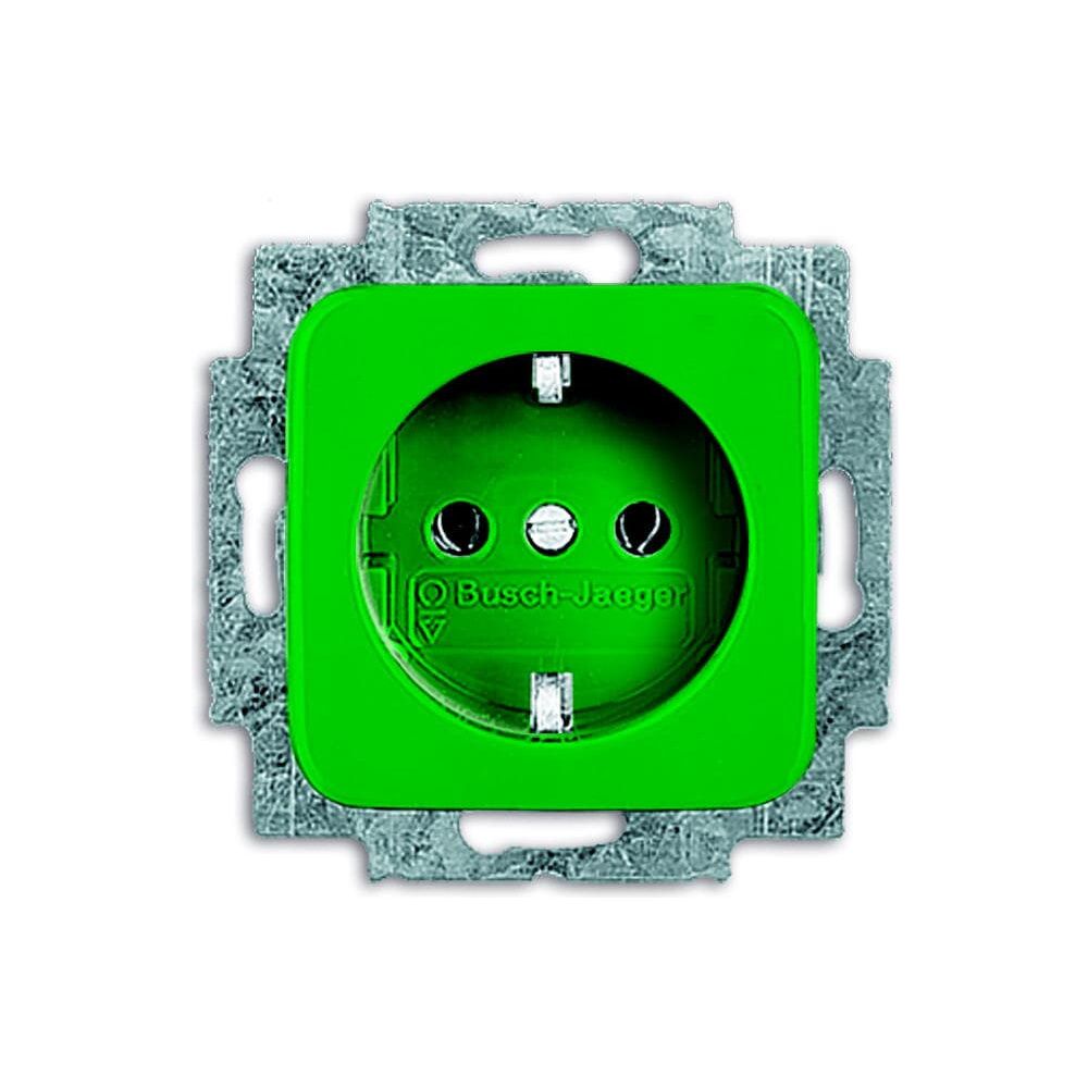 Busch Jäger Duro 2000 SI Schuko 20EUC-13-212 Kombi SV grün... BJ-2CKA002011A1326 4011395194904 (Abb. 1)