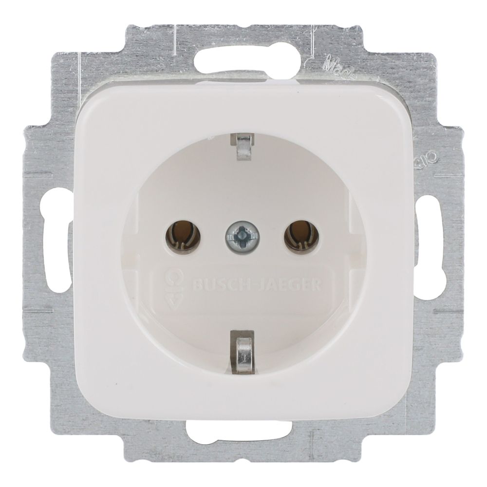 Busch Jäger Reflex SI Schuko Kombi 20EUC-214 alpinweiss... BJ-2CKA002011A1888 4011395199404 (Abb. 1)
