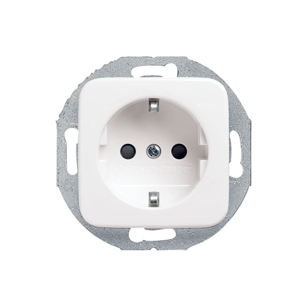 Busch Jäger Reflex SI Schuko Kombi 20EUCRD-214 mit rundem Tragring alpinweiss... BJ-2CKA002011A2183 4011395470305 (Abb. 1)