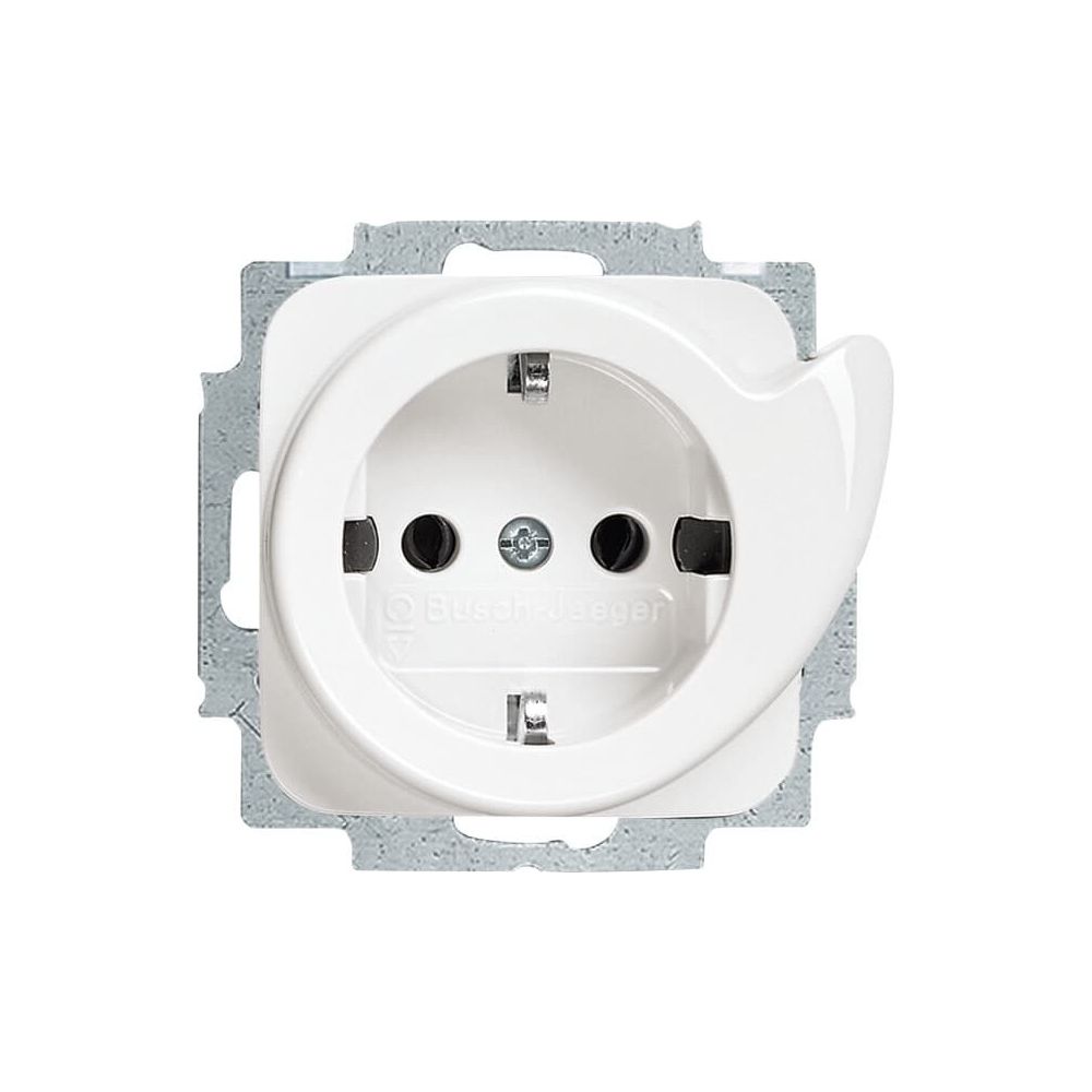 Busch Jäger Reflex SI Schuko Kombi 20EUCDR-214 mit Auswurfmechanismus alpinweiss... BJ-2CKA002011A2605 4011395536407 (Abb. 1)