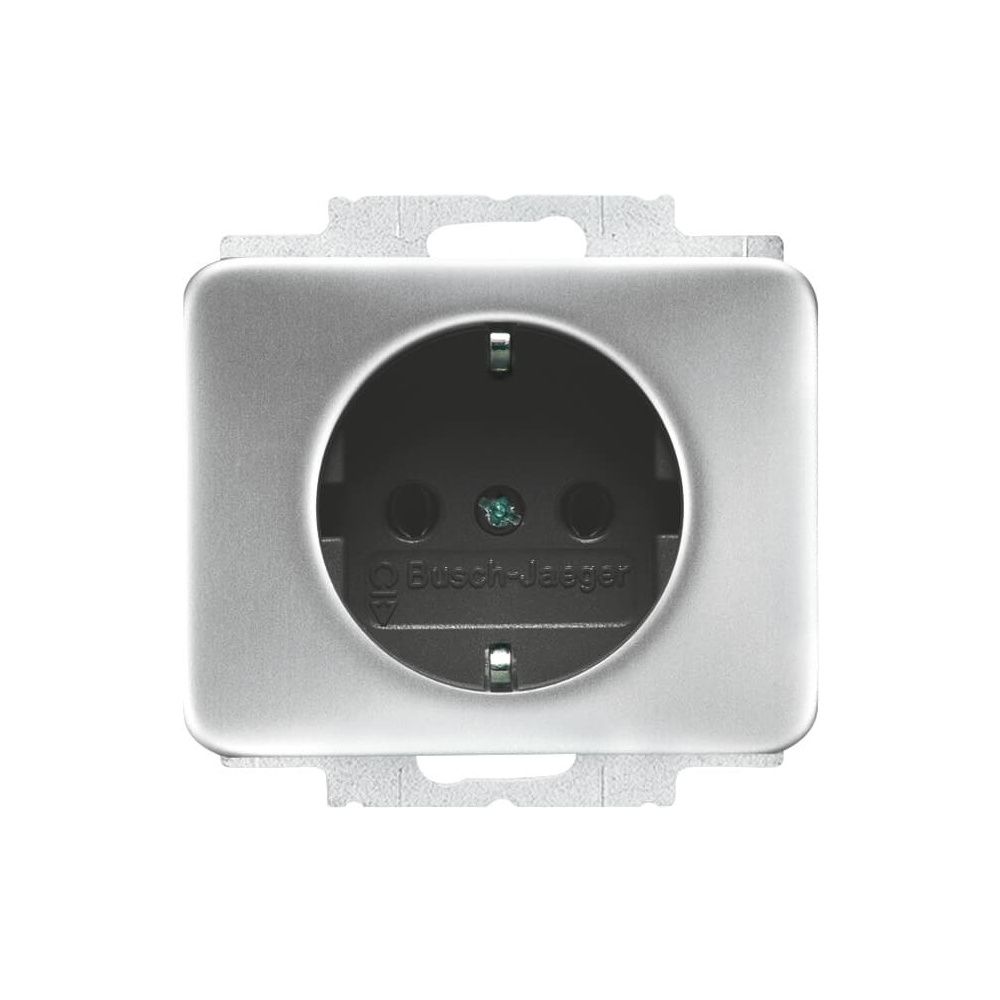 Busch Jäger alpha exclusive Schuko 20EUC-266 Kombi titan... BJ-2CKA002011A3764 4011395006306 (Abb. 1)