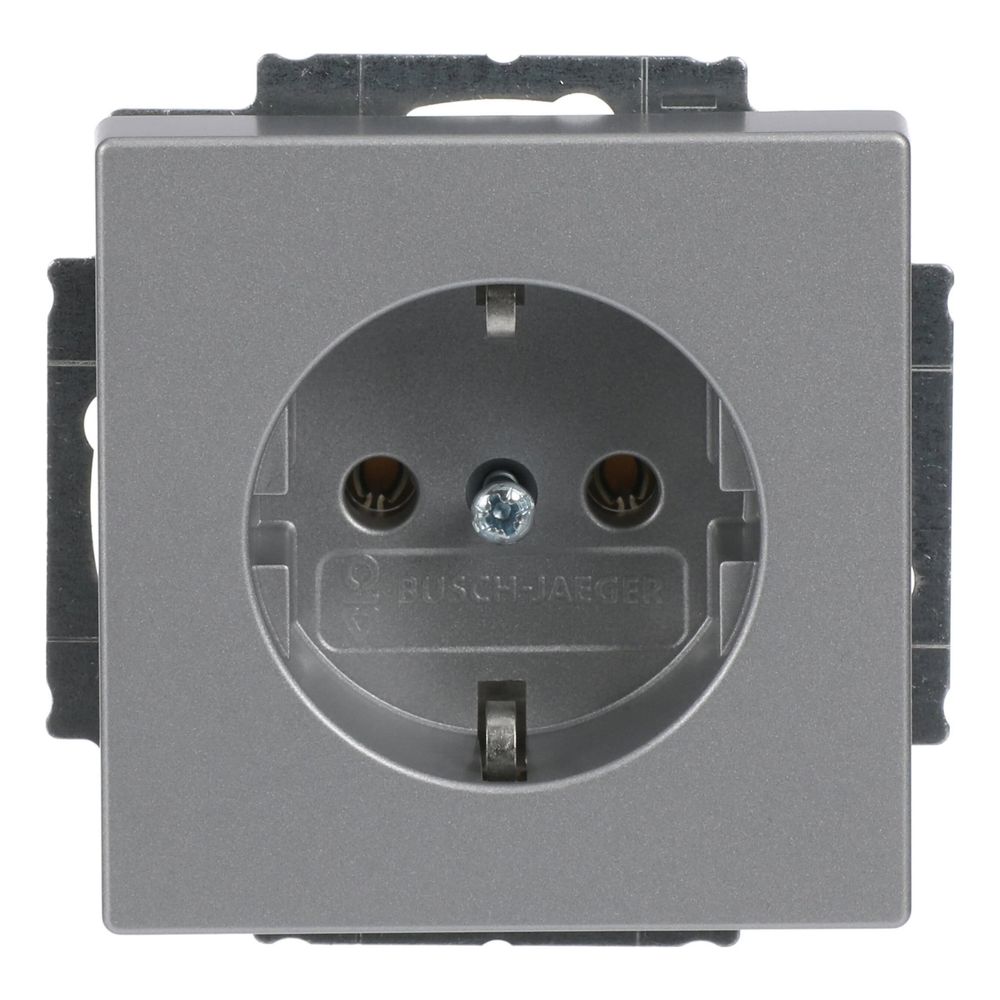 Busch Jäger future linear Schuko Kombi 20EUC-83 alusilber... BJ-2CKA002011A3798 4011395048290 (Abb. 1)