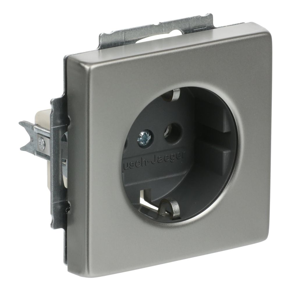 Busch Jäger pur edelstahl Schuko Kombi 20EUC-866 Edelstahl... BJ-2CKA002011A3850 4011395086889 (Abb. 3)