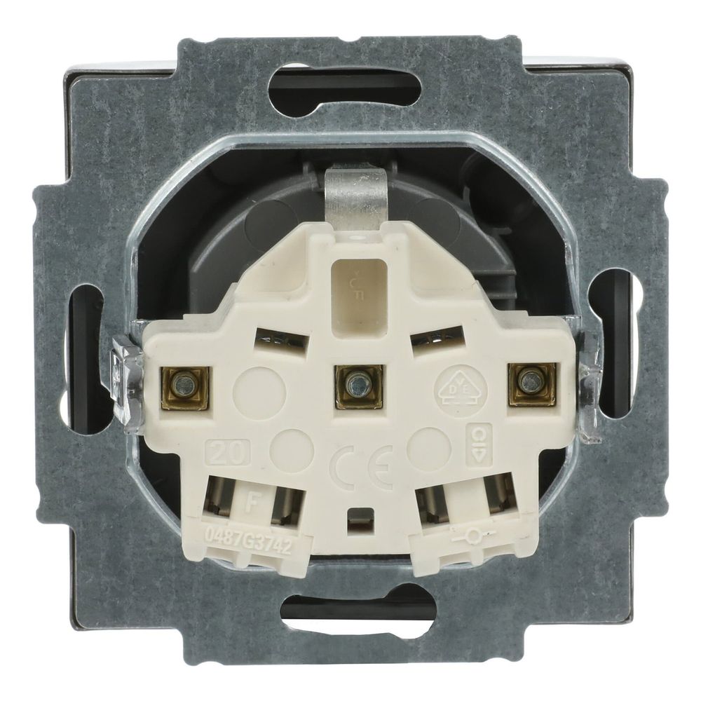 Busch Jäger pur edelstahl Schuko Kombi 20EUC-866 Edelstahl... BJ-2CKA002011A3850 4011395086889 (Abb. 4)