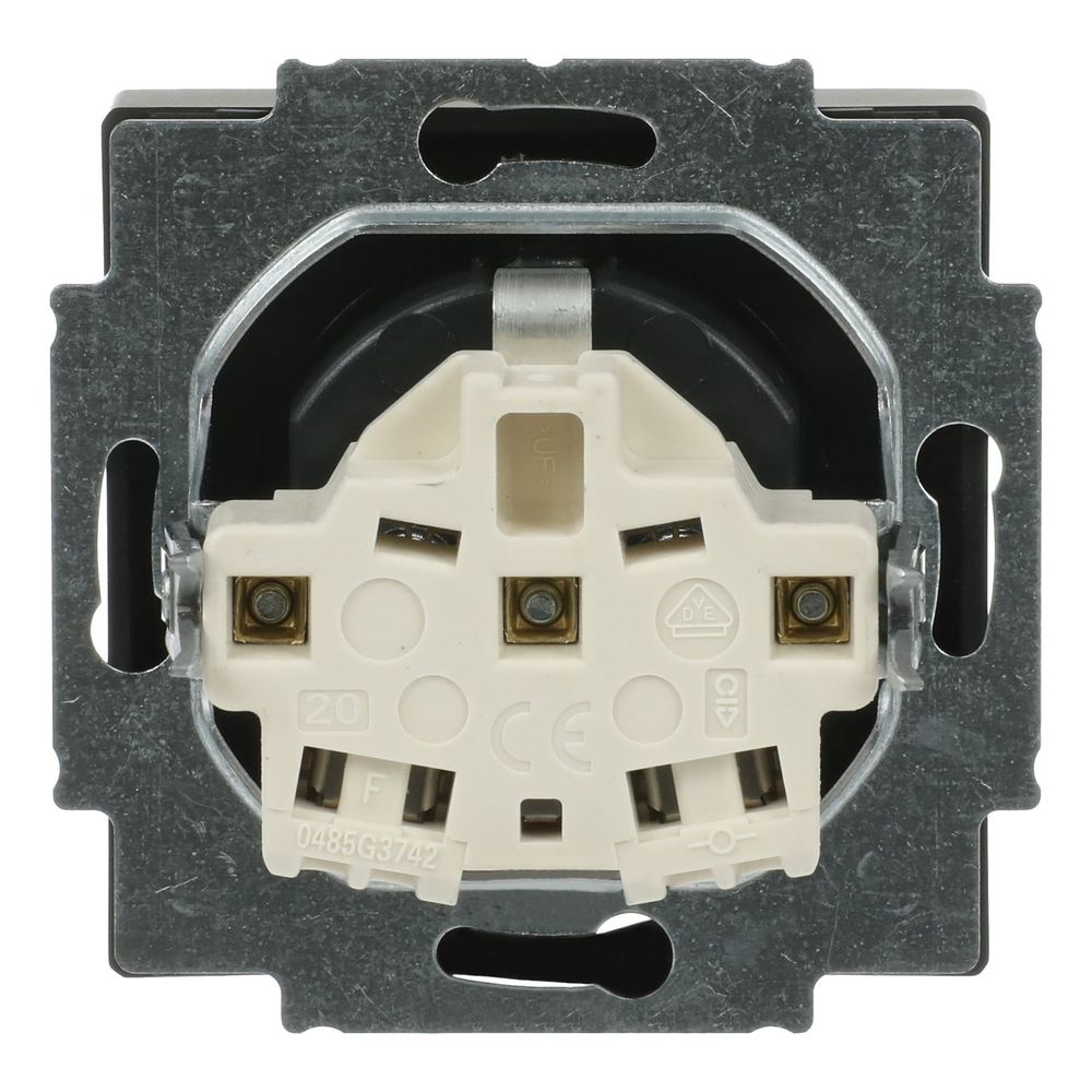 Busch Jäger future linear Schuko Kombi 20 EUC-885 schwarz matt... BJ-2CKA002011A3883 4011395128930 (Abb. 6)
