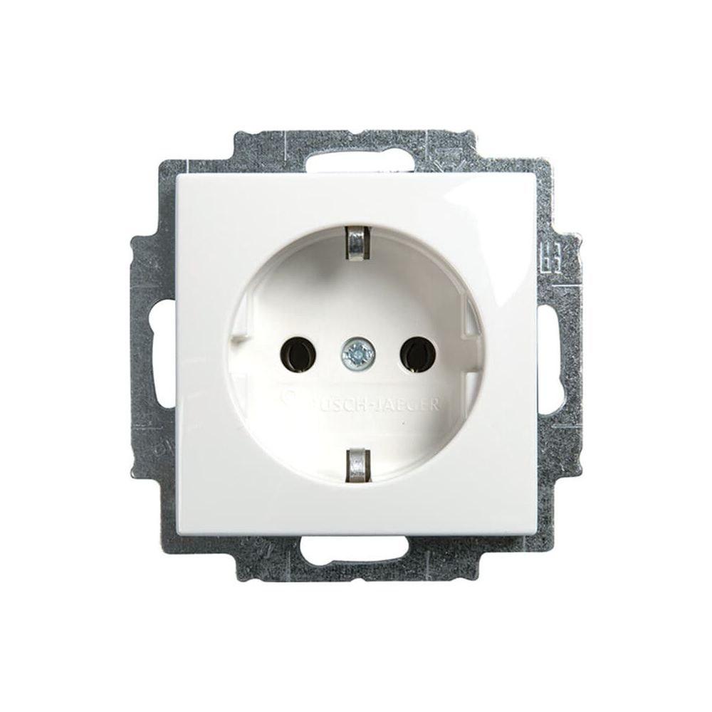 Busch Jäger balance SI Schuko Kombi 20EUC-914 alpinweiß Steckdosen-Einsatz 250V 16A... BJ-2CKA002011A6232 4011395191200 (Abb. 1)