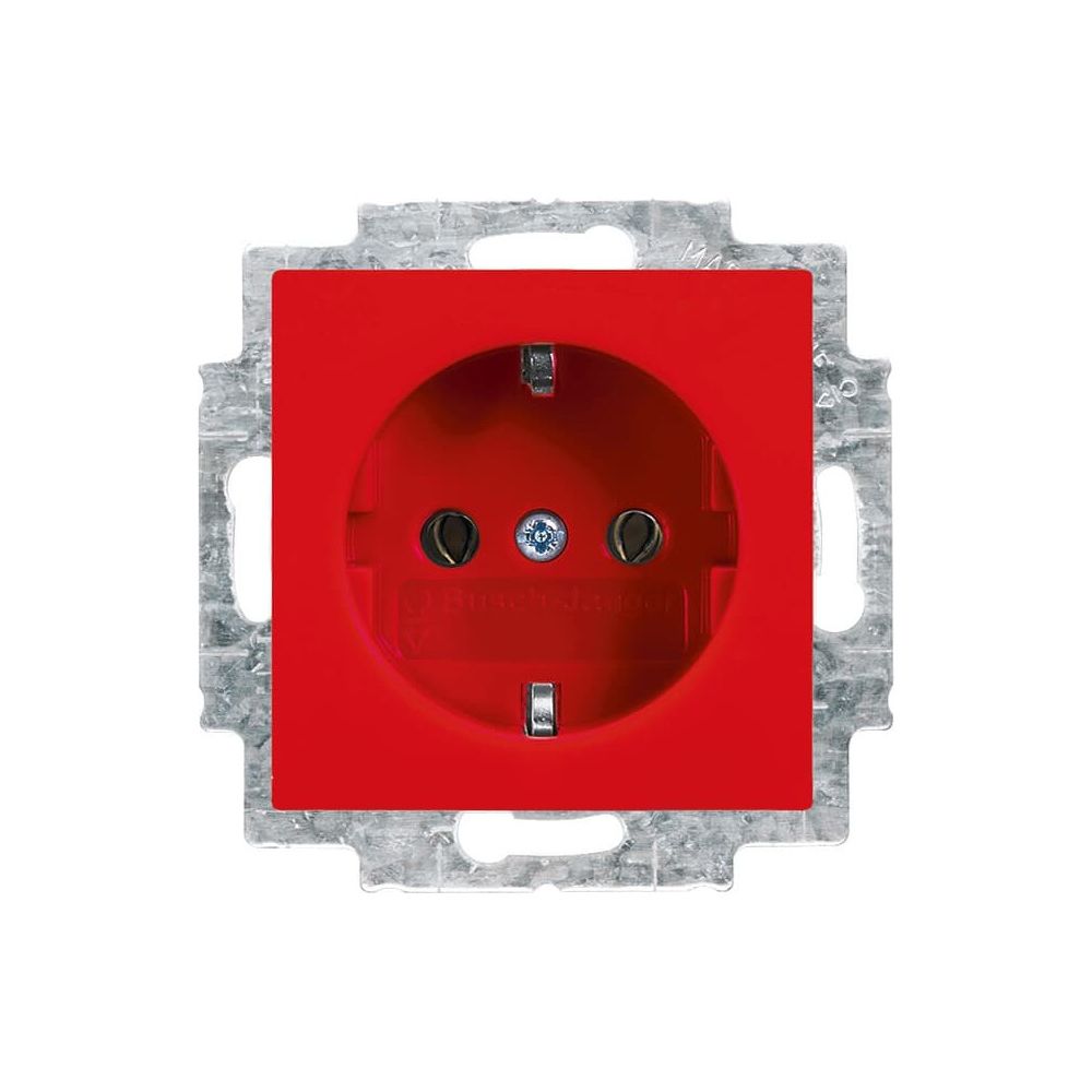 Busch Jäger balance SI Schuko Kombi 20 EUC-917 rot Steckdosen-Einsatz 250 V 16 A... BJ-2CKA002011A6234 4011395190524 (Abb. 1)