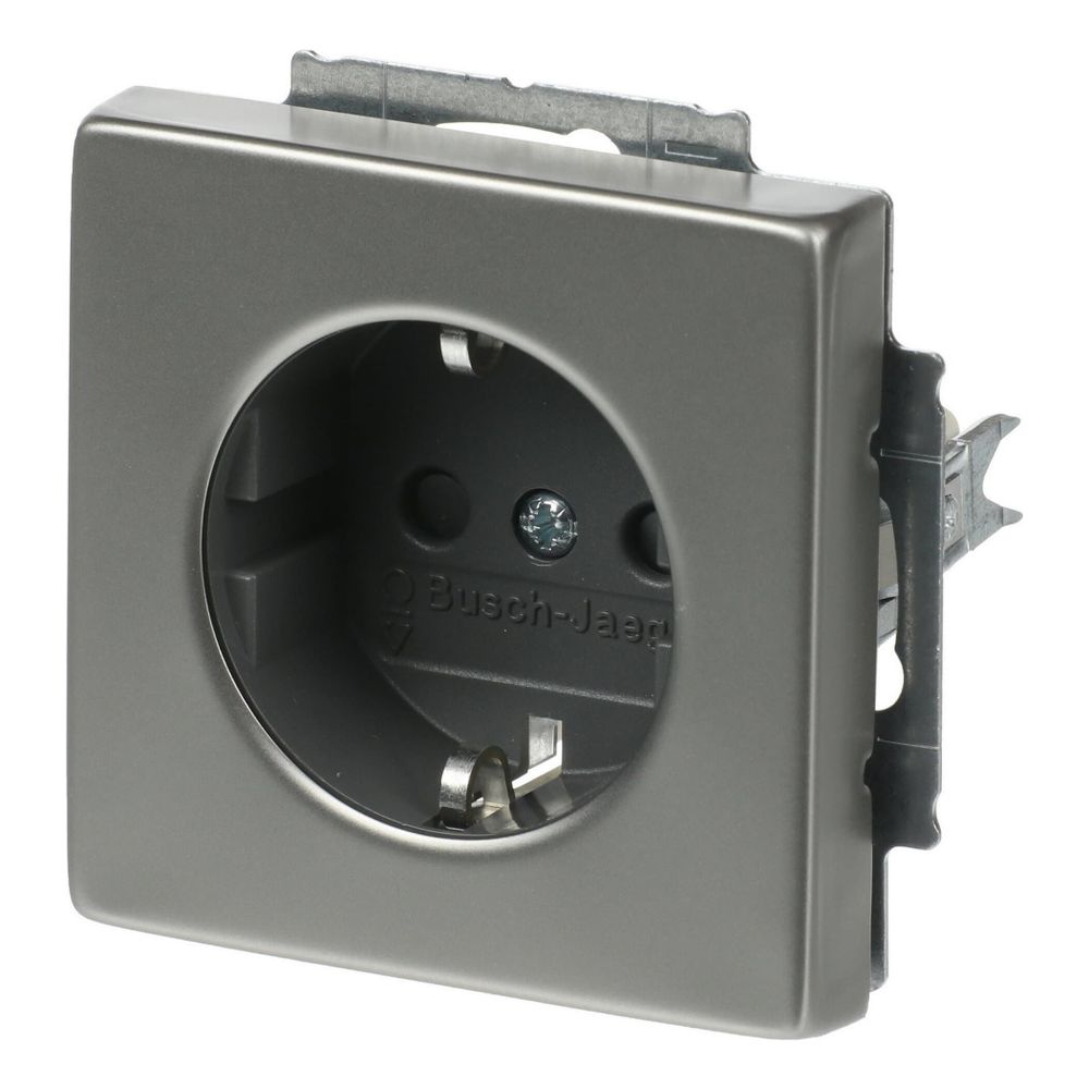 Busch Jäger pur edelstahl Schuko 20EUCKS-866 Kombi mit erhöhtem Berührungsschutz... BJ-2CKA002013A5276 4011395087534 (Abb. 2)