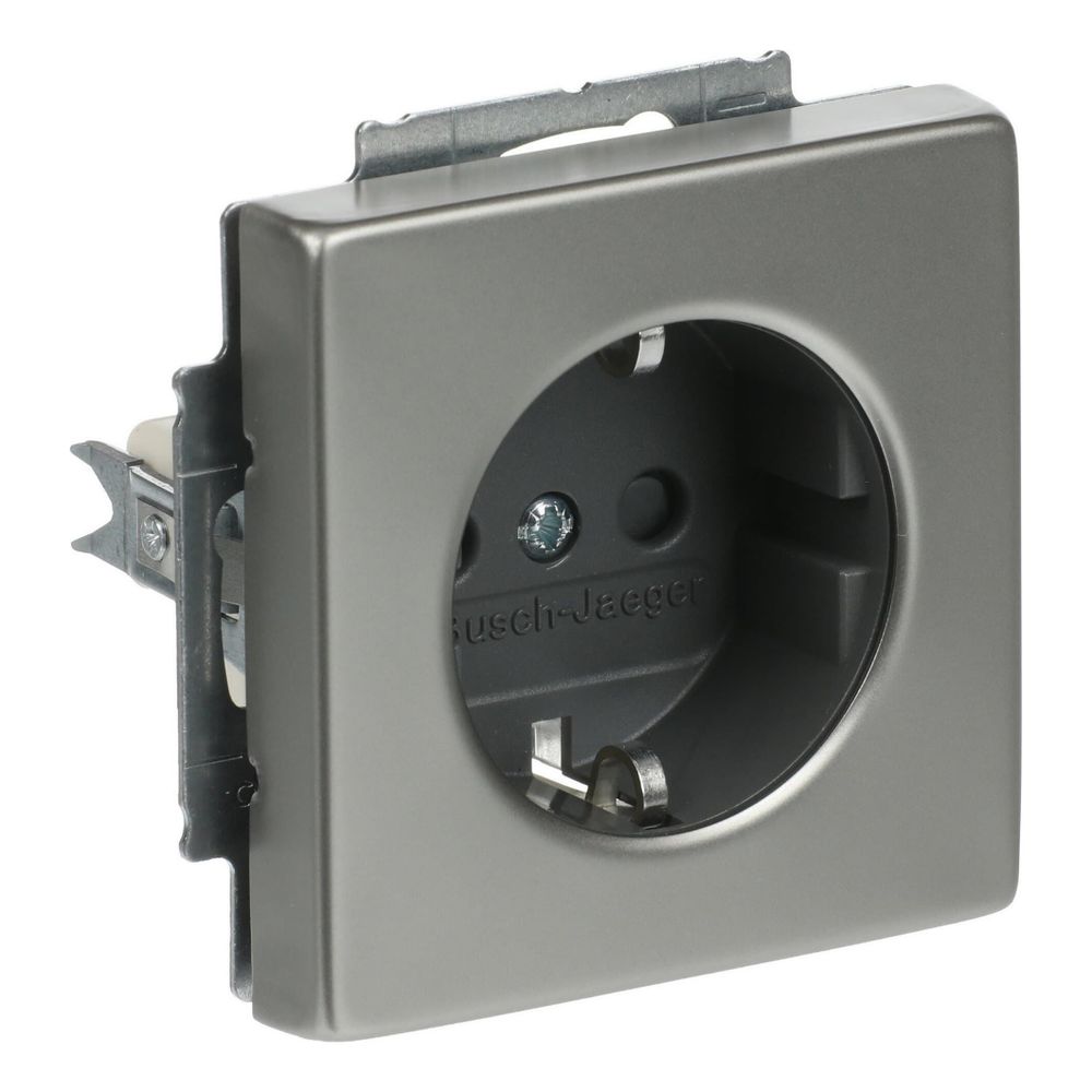 Busch Jäger pur edelstahl Schuko 20EUCKS-866 Kombi mit erhöhtem Berührungsschutz... BJ-2CKA002013A5276 4011395087534 (Abb. 3)
