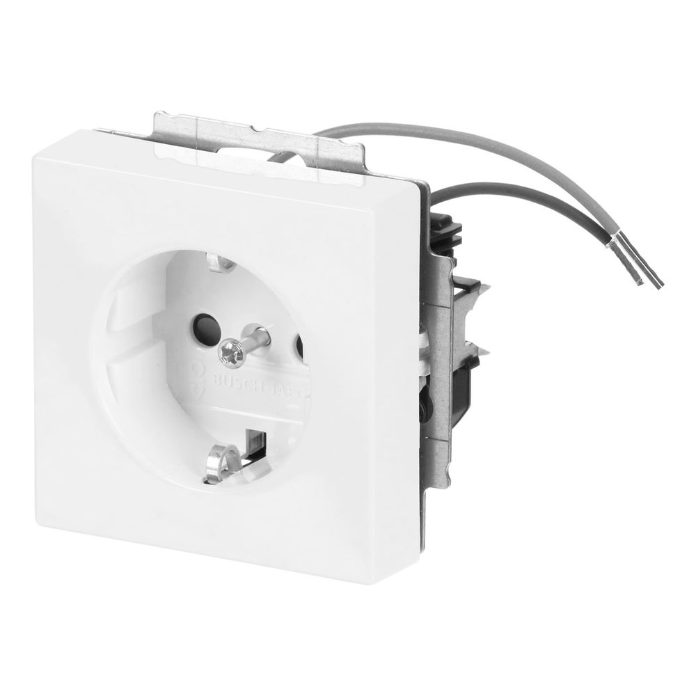 Busch Jäger Schuko Kombi 20 EUCBLI-84 mit LED-Beleuchtung davos/studioweiss... BJ-2CKA002013A5294 4011395100769 (Abb. 2)