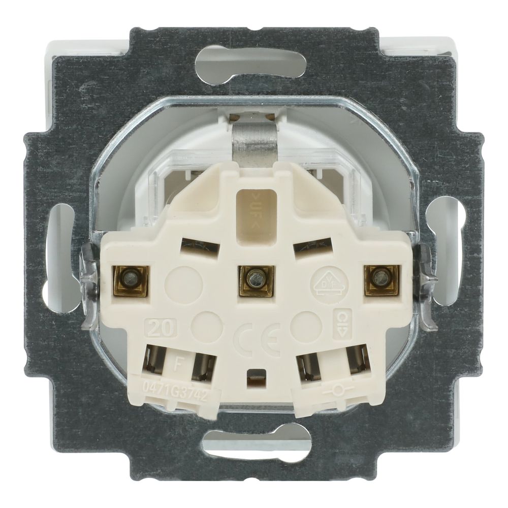Busch Jäger SCHUKO Steckdose 20 EUCKS-884 Berührungsschutz 250V 16A studioweiß matt... BJ-2CKA002013A5328 4011395129913 (Abb. 4)