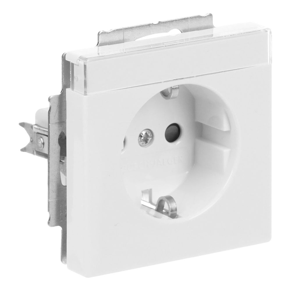 Busch Jäger SCHUKO Steckdosen-Einsatz Safety mit Schraubklemmen studioweiß Plattfor... BJ-2CKA002013A5451 4011395226766 (Abb. 3)