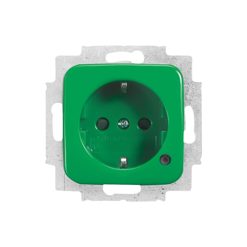 Busch Jäger SCHUKO 20 EUCBL-13-212 Steckdosen-Einsatz grün RAL6032 Reflex SI... BJ-2CKA002013A5466 4011395260289 (Abb. 1)