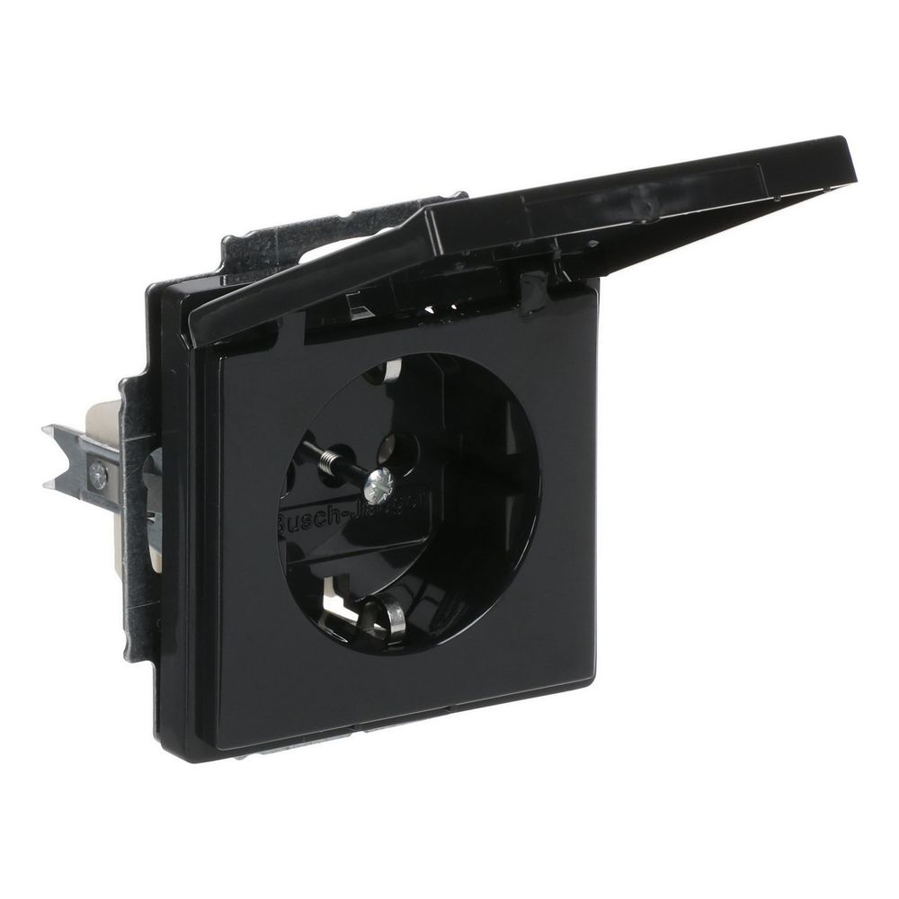 Busch Jäger Schuko Kombi 20EUK-81 Klappdeckel anthrazit... BJ-2CKA002018A1486 4011395056226 (Abb. 3)