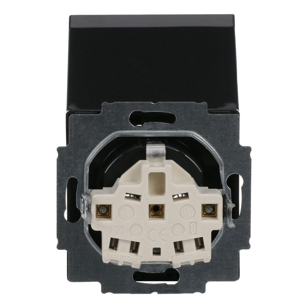 Busch Jäger Schuko Kombi 20EUK-81 Klappdeckel anthrazit... BJ-2CKA002018A1486 4011395056226 (Abb. 4)