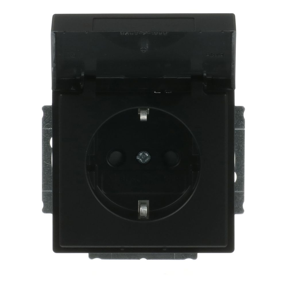 Busch Jäger SCHUKO Steckdosen-Einsatz 20 EUKB-81 anthrazit future linear... BJ-2CKA002018A1517 4011395229187 (Abb. 1)