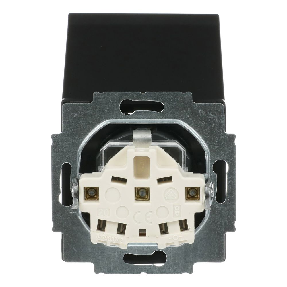 Busch Jäger SCHUKO Steckdosen-Einsatz 20 EUKB-81 anthrazit future linear... BJ-2CKA002018A1517 4011395229187 (Abb. 4)
