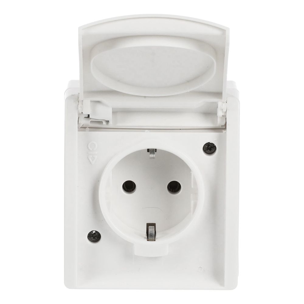 Busch Jäger APWG ocean AP Schuko 20EW-54 1fach alpinweiss Steckdose mit Klappdeckel... BJ-2CKA002083A0834 4011395083727 (Abb. 2)