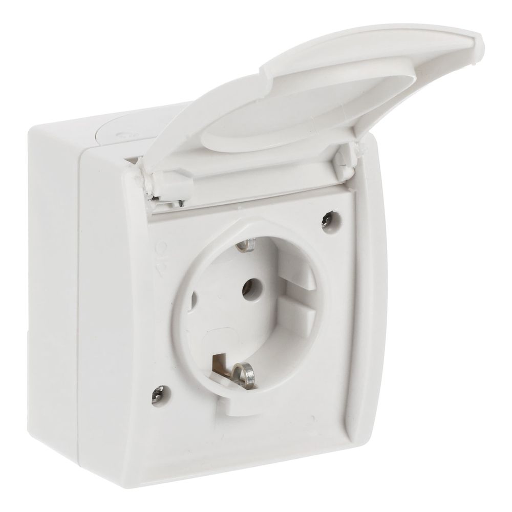 Busch Jäger APWG ocean AP Schuko 20EW-54 1fach alpinweiss Steckdose mit Klappdeckel... BJ-2CKA002083A0834 4011395083727 (Abb. 4)