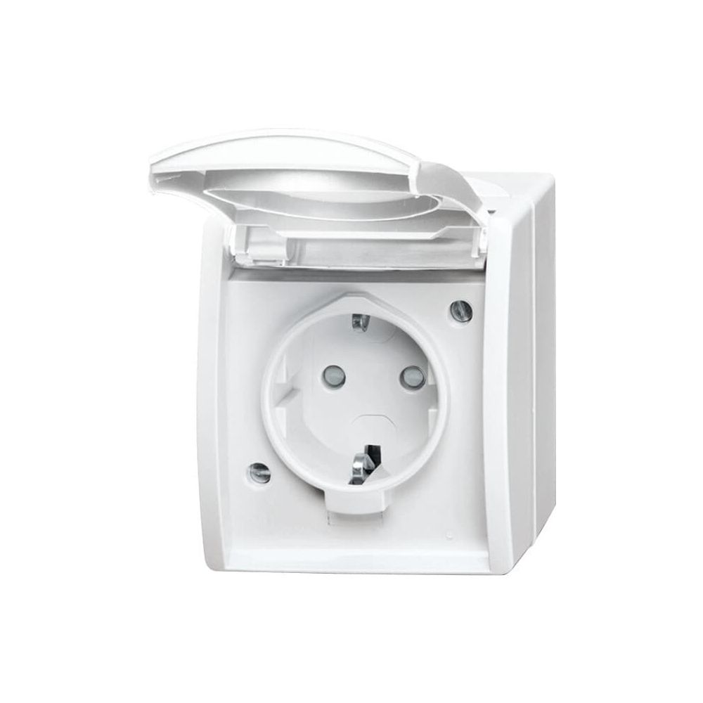 Busch Jäger ocean Steckdose 20 EBW-54 Berührungsschutz alpinweiß 2P+E 250V 16A... BJ-2CKA002083A0843 4011395114988 (Abb. 1)