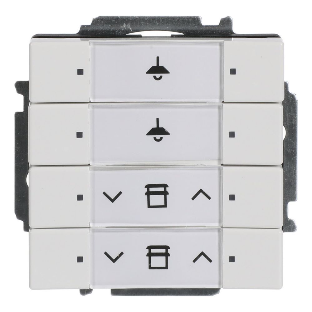 Busch Jäger Bedienelement 4-fach m. BAU 6127/01-84 für Busch-Installationsbus KNX... BJ-2CKA006117A0199 4011395135877 (Abb. 1)