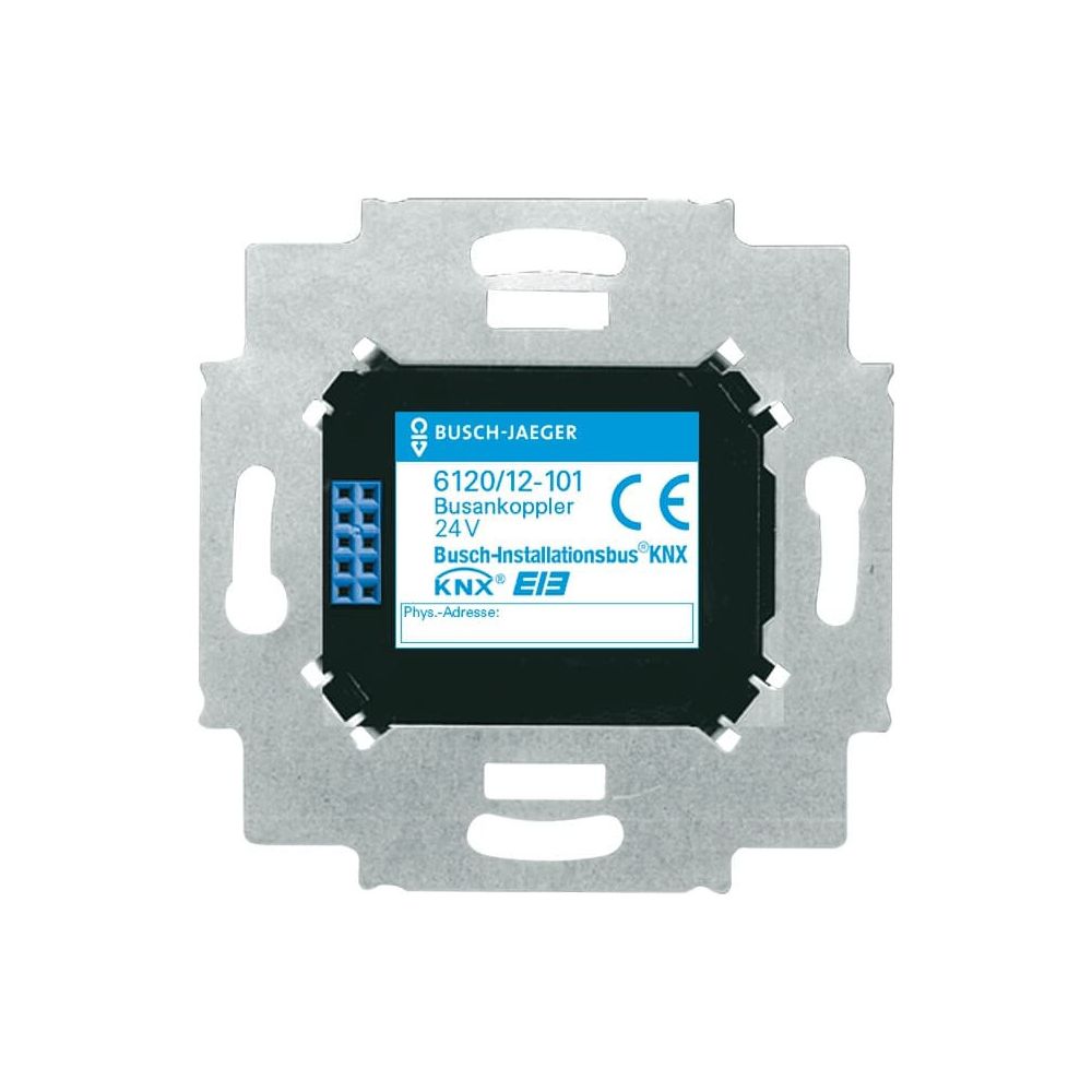 Busch Jäger EIB UP Busankoppler 6120/12-101 24 V KNX für Busch-priOn Grundträger 1f... BJ-2CKA006120A0074 4011395135471 (Abb. 1)