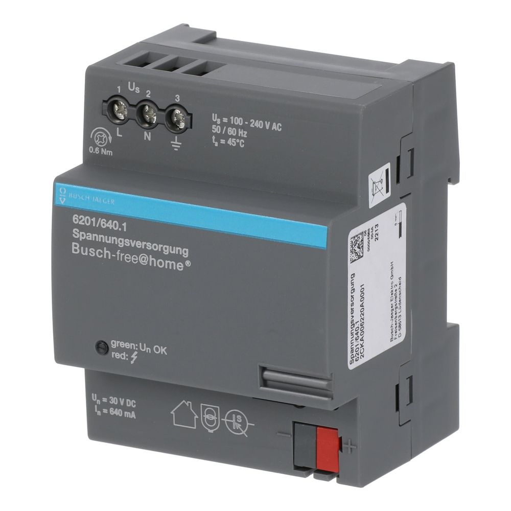Busch Jäger Spannungsversorgung 640mA 6201/640.1 Busch-free@home... BJ-2CKA006220A0001 4011395180365 (Abb. 2)