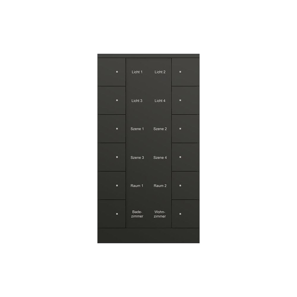 Busch Jäger 12f.Bedienelement SB/U12.0.11-885 schwarz matt... BJ-2CKA006330A0076 4011395299111 (Abb. 1)