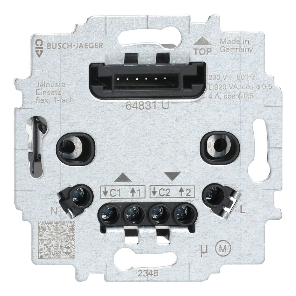 Busch Jäger Jalousie-Einsatz flex 64831 U 3-Leiter-Anschlusstechnik... BJ-2CKA006400A0095 4011395294710 (Abb. 1)
