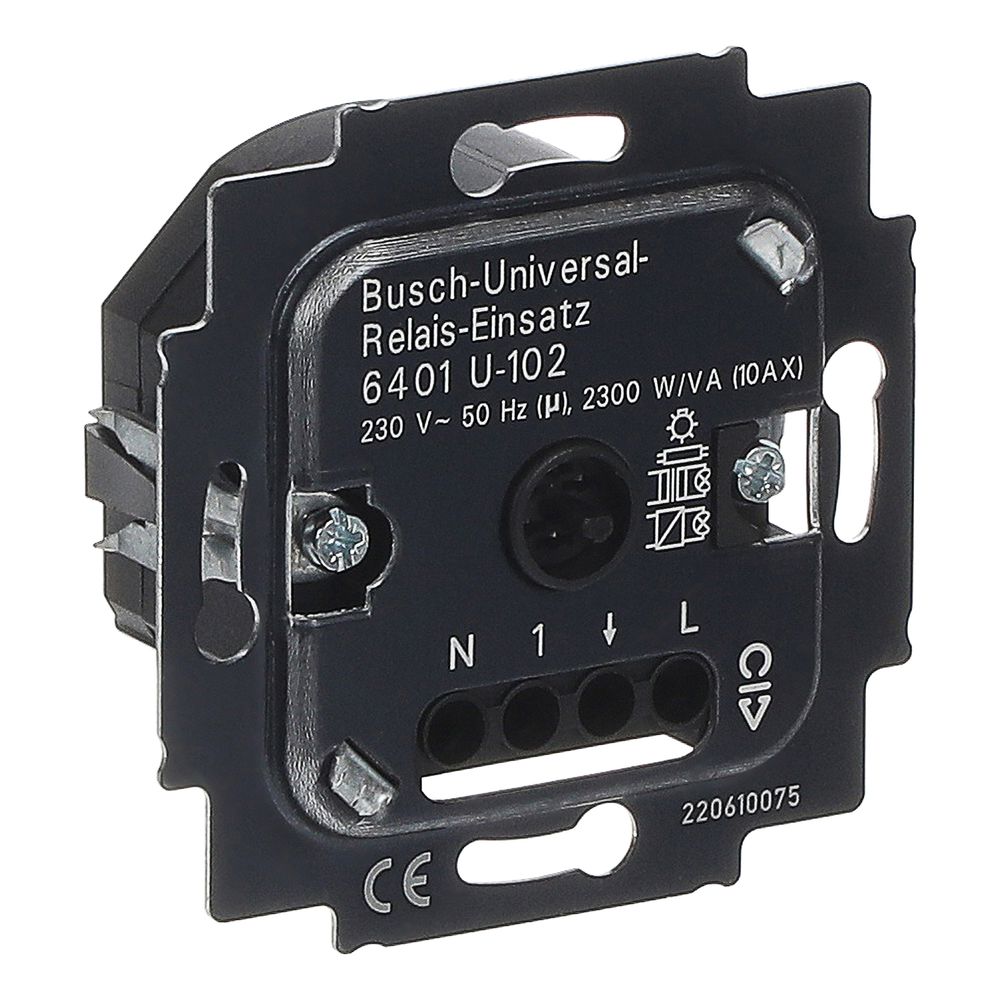Busch Jäger UP Universal Relais 6401U-102 2300W/VA 3-Leiter Anschlusstechnik für Gl... BJ-2CKA006401A0048 4011395991299 (Abb. 3)