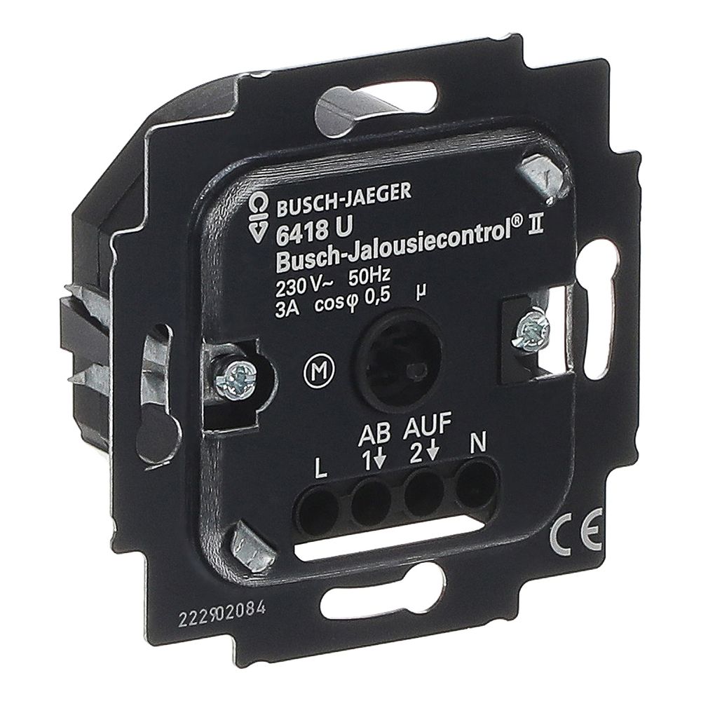 Busch Jäger UP Jalousie-Basis-Einsatz 6418U für 6430 6456 6457 geeignet für Rolllad... BJ-2CKA006410A0375 4011395075753 (Abb. 3)