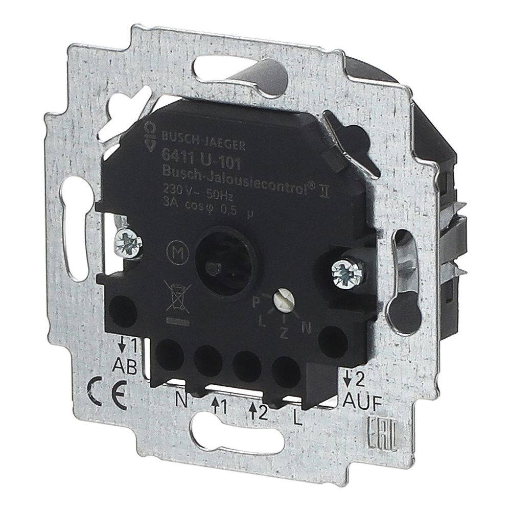 Busch Jäger UP Jalousie-Control II 6411U-101 2Schliesser 690VA geeignet für Rolllad... BJ-2CKA006410A0377 4011395076484 (Abb. 2)