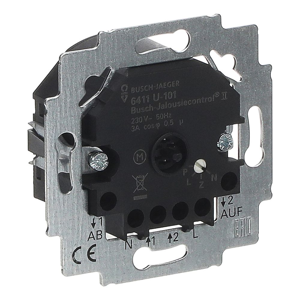 Busch Jäger UP Jalousie-Control II 6411U-101 2Schliesser 690VA geeignet für Rolllad... BJ-2CKA006410A0377 4011395076484 (Abb. 3)