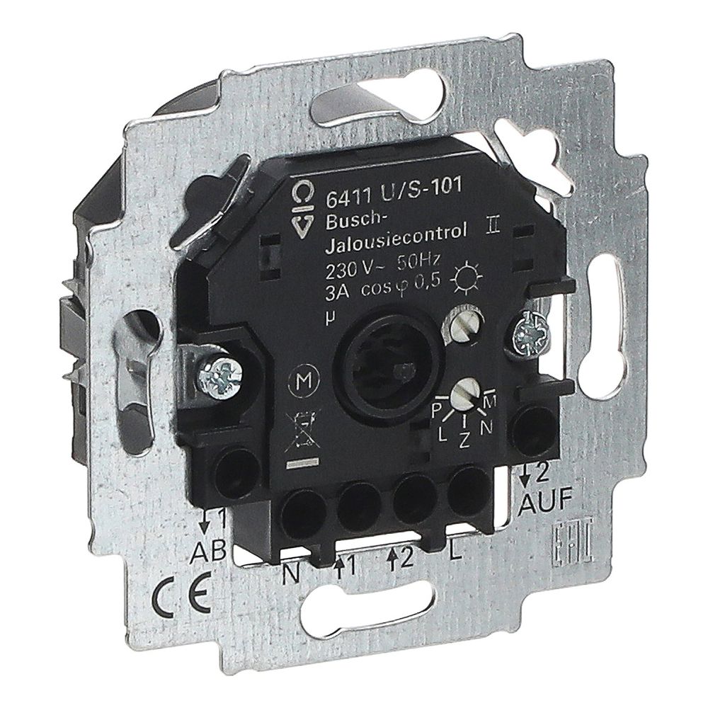 Busch Jäger UP Jalousie-Control II 6411U/S-101 mit Sensorauswertung 2Schliesser 690... BJ-2CKA006410A0379 4011395076514 (Abb. 3)