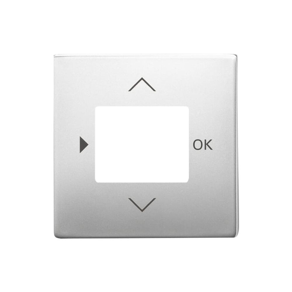 Busch Jäger pur edelstahl Abdeckung für 6435-866 Timer Edelstahl für Komfort 6455 u... BJ-2CKA006430A0344 4011395086919 (Abb. 1)