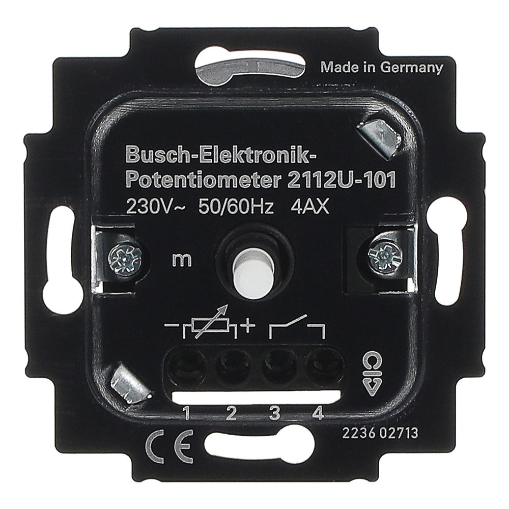 Busch Jäger UP Potentiometer elektronisch 2112U-101 0-10V 700W/VA... BJ-2CKA006599A2035 4011395463802 (Abb. 1)