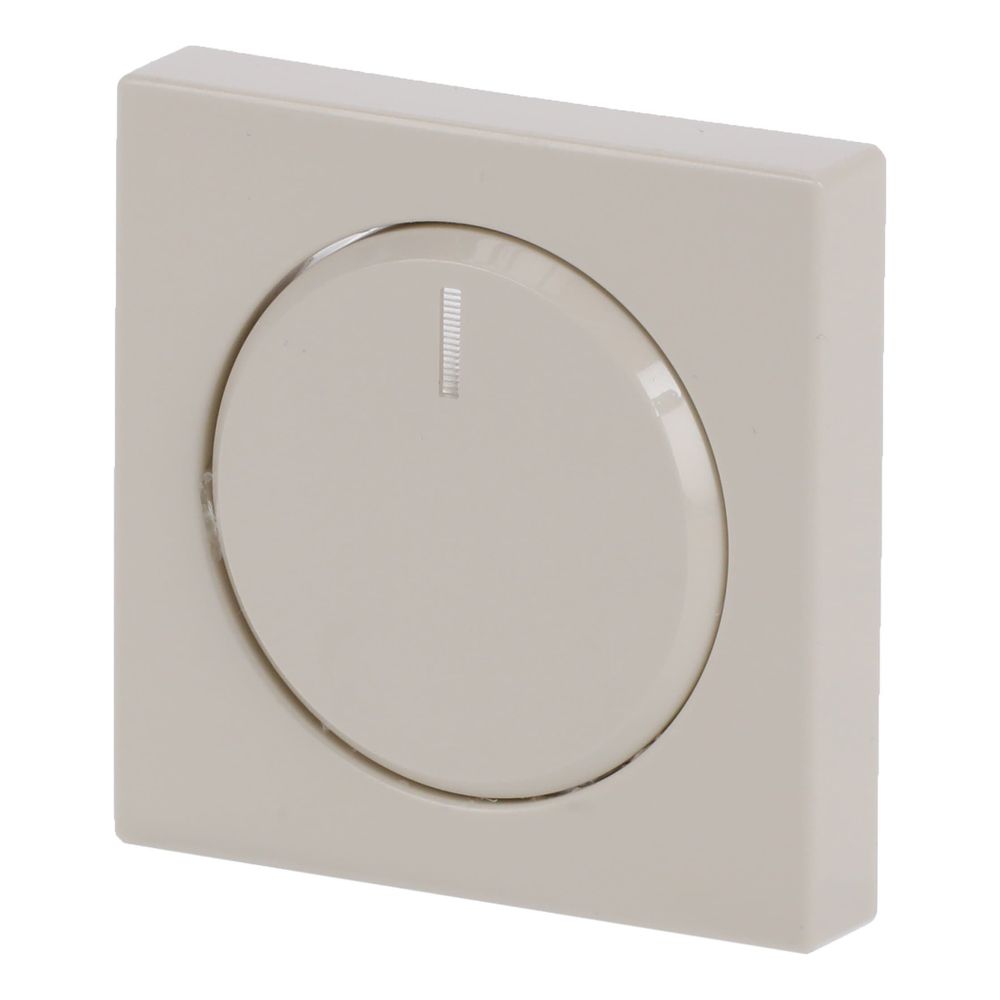 Busch Jäger carat Dimmer-Abdeckung 6540-82-101 savanne/ews mit Befestigungs-Mutter ... BJ-2CKA006599A2951 4011395125410 (Abb. 2)