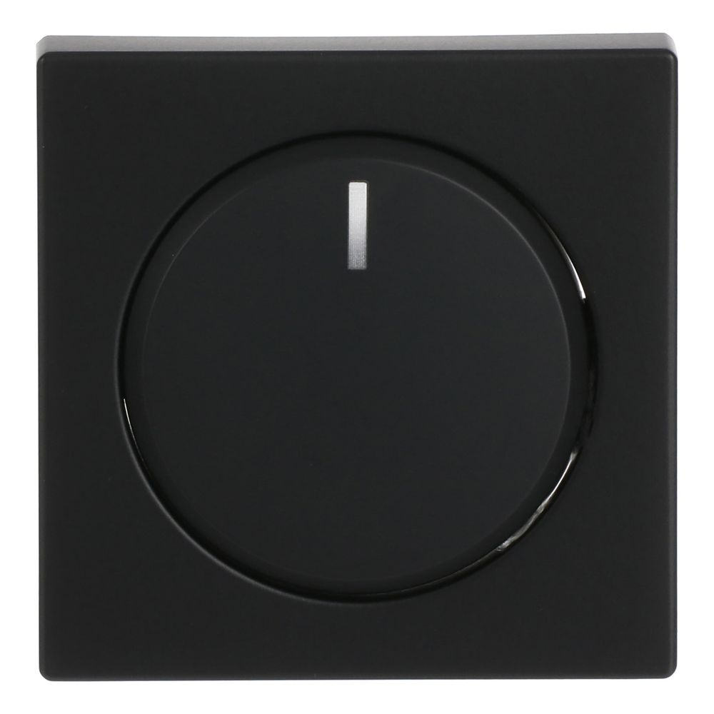 Busch Jäger Zentralscheibe für 6540-885-102 Drehdimmer schwarz matt mit Befestigung... BJ-2CKA006599A2966 4011395129487 (Abb. 1)