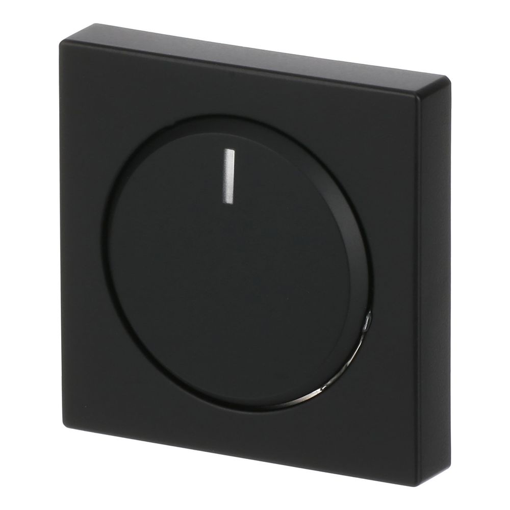 Busch Jäger Zentralscheibe für 6540-885-102 Drehdimmer schwarz matt mit Befestigung... BJ-2CKA006599A2966 4011395129487 (Abb. 2)
