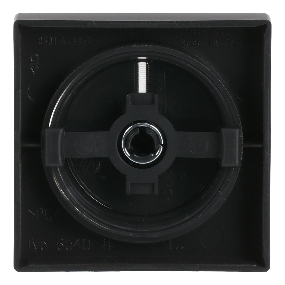 Busch Jäger Zentralscheibe für 6540-885-102 Drehdimmer schwarz matt mit Befestigung... BJ-2CKA006599A2966 4011395129487 (Abb. 4)