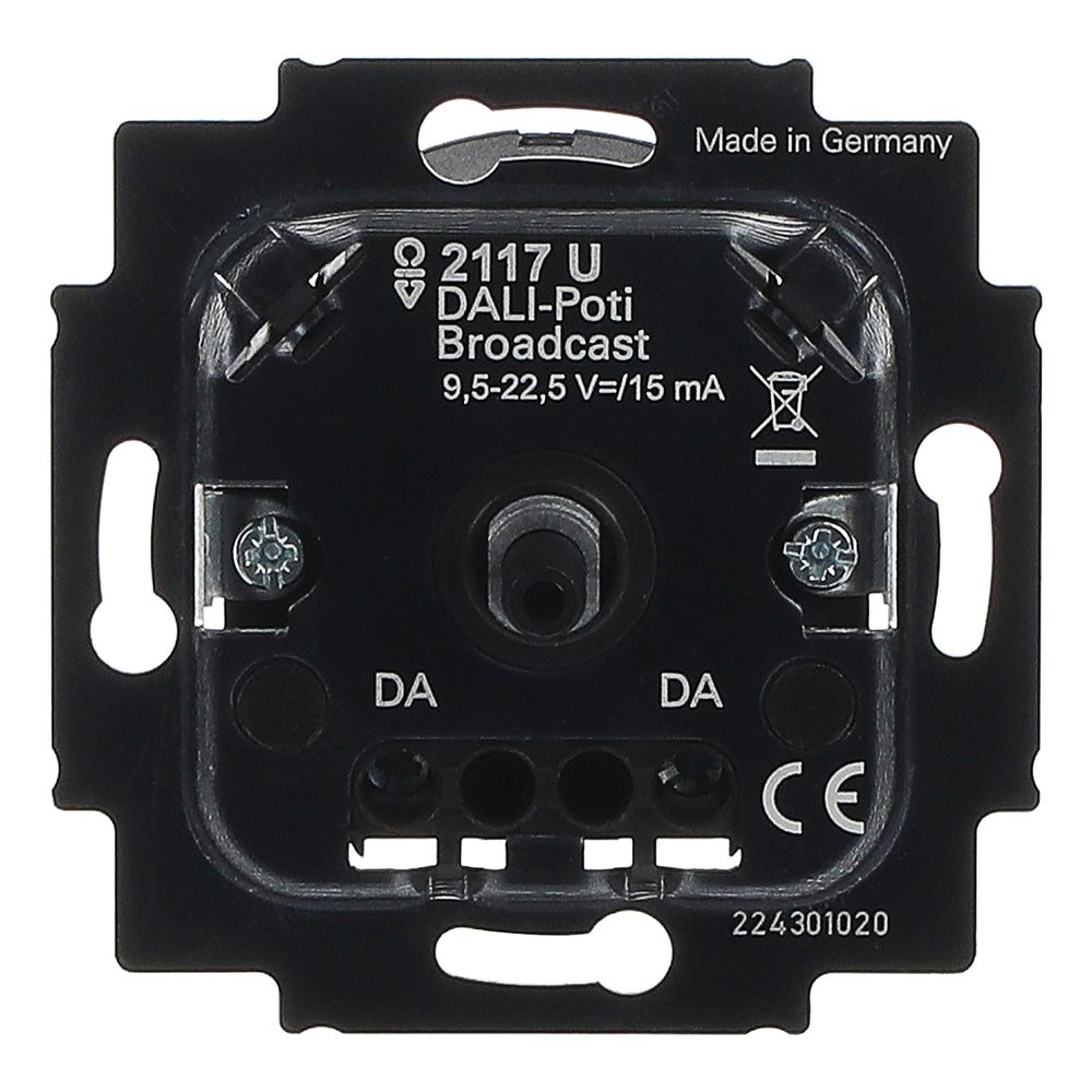 Busch Jäger DALI-Poti Broadcast UP 2117 U Busch-Dimmer DALI für Broadcastbetrieb... BJ-2CKA006599A2985 4011395152188 (Abb. 1)